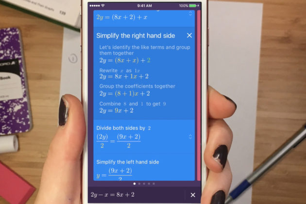 app that does math homework for you