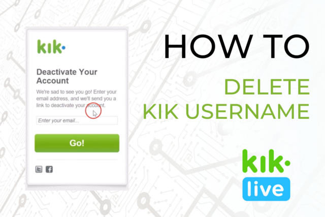 How to delete a Kik Username