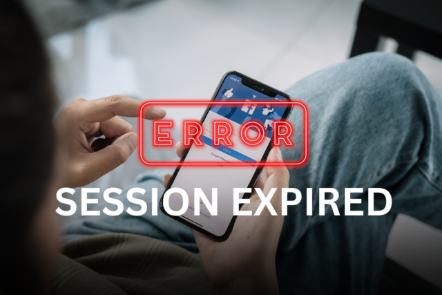 Session Expired Error 1