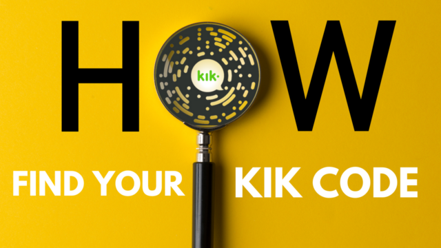 find your kik code