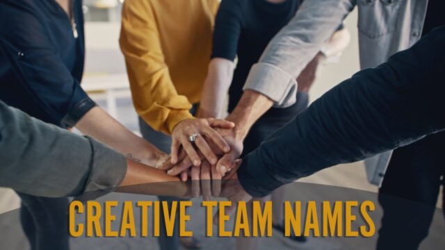 Creative Team Names