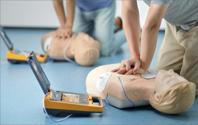 Integrating AED (Automated External Defibrillator) Training